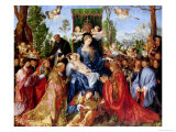 The Festival of the Rosary, 1506 Giclee Print by Albrecht Dürer