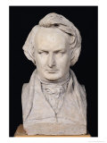 Bust of Victor Hugo (1802-85) Aged 35, 1837 reproduction procédé giclée par Pierre Jean David d'Angers