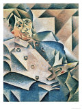 Portrait of Pablo Picasso (1881-1973) 1912 Giclee Print by Juan Gris