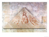 Tympanum Depicting Christ the Redemptor Surrounded by Angels, 1341 Giclée-Druck von Simone Martini