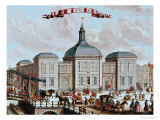 The Stock Exchange, Amsterdam, 1743 Giclee-trykk av Francois van Bleyswyck