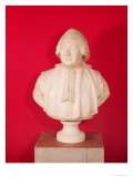 Bust of Chretien Guillaume De Lamoignon De Malesherbes (1721-94) 1785 reproduction procédé giclée par Jean-Antoine Houdon
