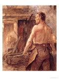Foundry Worker, 1902 reproduction procédé giclée par Constantin Meunier