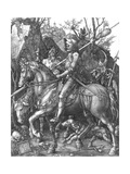 The Knight, Death and The Devil , c.1514 Giclée-Druck von Albrecht Dürer