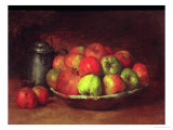 Still Life with Apples and a Pomegranate, 1871-72 Lámina giclée por Gustave Courbet Still Life with Apples and a Pomegranate, 1871-72 Lámina giclée por Gustave Courbet