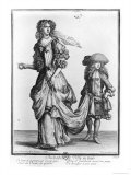 The Summer City Dress, 1678 reproduction procédé giclée par Nicolas Bonnart