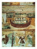 Noah's Ark During the Flood, circa 1100 reproduction procédé giclée