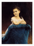 Portrait of Mademoiselle Franchetti, 1877 Giclee Print by Leon Joseph Florentin Bonnat