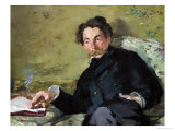Stephane Mallarme (1842-98) 1876 Giclee Print by Édouard Manet