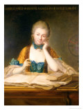 Madame De Chatelet-Lomont (1706-41) Giclee Print by Maurice Quentin de La Tour