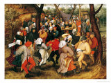 The Wedding Dance, 1607 Giclee-trykk av Pieter Brueghel the Younger
