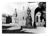 Statue of Johann Sebastian Bach (1685-1750) Giclee Print