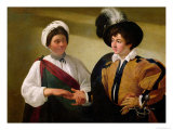 The Fortune Teller, circa 1596-97 Giclee Print by Caravaggio