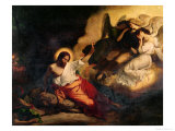 Christ in the Garden of Olives, 1827 reproduction procédé giclée par Eugene Delacroix
