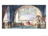The Meeting of the Chapter of the Order of the Temple Held in Paris in 1147 Giclee Print by Francois-Marius Granet