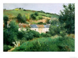 The Path in the Village, 1875 Giclee Print by Camille Pissarro