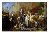 Baudin on the Barricade of Faubourg Saint-Antoine, 3rd December 1851 Giclee Print by Ernest Louis Pichio