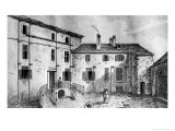 Jean De La Fontaine's (1621-95) House at Chateau-Thierry, 1838 Giclee Print by Charles Nicolas Ransonnette