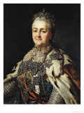 Portrait of Catherine II (1729-96) of Russia Láminas por Alexander Roslin Portrait of Catherine II (1729-96) of Russia Láminas por Alexander Roslin