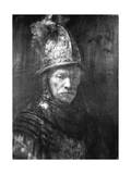 Portrait of a Man with a Golden Helmet, 1648 Giclee Print by Rembrandt van Rijn 