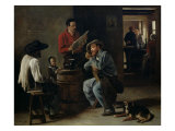 Interior of a Tavern, 1859  Lámina giclée por Francois Bonvin