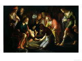 Christ Washing the Disciples' Feet, 1623 Giclee Print by Peter Wtewael