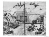 Workers in the Silver Mine of La Croix-Aux-Mines, Lorraine Giclee Print by Hans Gross Workers in the Silver Mine of La Croix-Aux-Mines, Lorraine Giclee Print by Hans Gross