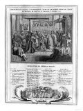 Consecration and Coronation of Henri IV (1553-1610) at the Chartres Cathedral 27 January 1594 Giclee Print Consecration and Coronation of Henri IV (1553-1610) at the Chartres Cathedral 27 January 1594 Giclee Print