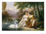 Chatelaines Giclee Print by Pierre Henri Revoil