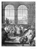 Louis XIV (1638-1715) and His Entourage Visiting the Garden of the King, after 1665 Giclee Print by Jacques Sébastien Le Clerc