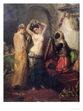 The Toilet in the Seraglio Giclee Print by Theodore Chasseriau