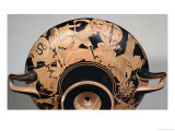 Detail of an Attic Red-Figure Cup of Scenes from the Trojan War, circa 490 BC (Pottery) Giclee-trykk av Brygos Painter