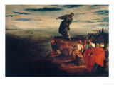 St. Anthony Preaching to the Fish, circa 1580 Giclee Print by Paolo Veronese