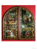 The Legend of St. Bertin, from the Treasure of St. Bertin at Saint-Omer reproduction procédé giclée par Lancelot Blondeel