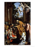 The Last Sacrament of St. Jerome, 1614 reproduction procédé giclée par Domenichino 