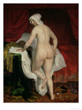 Young Woman Going to Bed, c.1650  Lámina giclée por Jacob van Loo