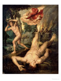 The Death of Abel reproduction procédé giclée par Michiel Coxie