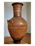 The Dipylon Amphora Funerary Urn in Geometric Style from Kerameikos Necropolis Athens, c. 750 BC Giclee Print