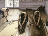 The Parquet Planers, 1875 Giclee Print by Gustave Caillebotte