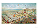 General View of the Universal Exhibition, Paris, 1889 Giclee Print General View of the Universal Exhibition, Paris, 1889 Giclee Print