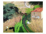 House and Reeds, circa 1921-24 Giclée-Druck von Félix Vallotton