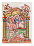 The Dream and the Adoration of the Magi, from the Missal of Robert of Jumieges, circa 1016 Giclee Print The Dream and the Adoration of the Magi, from the Missal of Robert of Jumieges, circa 1016 Giclee Print