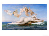 Birth of Venus, 1863 reproduction procédé giclée par Alexandre Cabanel