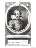 Philip De Mornay, Count of Plessis (1549-1623) Reproduction procédé giclée par George Vertue