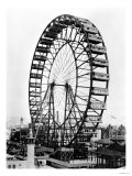 The Ferris Wheel at the World's Columbian Exposition of 1893 in Chicago Giclee Print