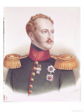 Portrait of Alexander I (1777-1825) Giclee-trykk av Zephirin Belliard