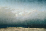 Monk by Sea, 1809 Reproduction procédé giclée par Caspar David Friedrich