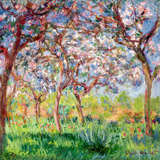 Printemps a Giverny, 1903 Reproduction procédé giclée par Claude Monet
