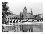The River Isar at Munich, circa 1910 reproduction procédé giclée par Jousset 