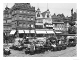 The Market Place at Trier, circa 1910 Giclee Print by Jousset 